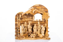 Load image into Gallery viewer, Olive Wood Musical Nativity - large