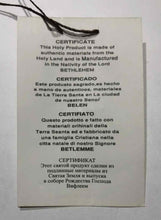 Load image into Gallery viewer, Olive Wood Plain Cross Pendant with Mother-of-Pearl - Small