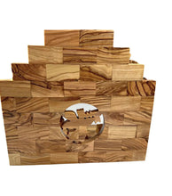 Load image into Gallery viewer, Olive Wood Musical Nativity Scene with incense from the holy land