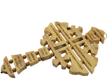 Load image into Gallery viewer, Olive Wood Cross. The Lord's Prayer
