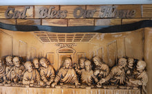 Load image into Gallery viewer, Olive wood Large Last Supper wall Plaque