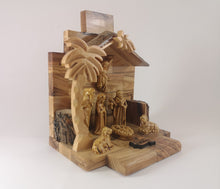 Load image into Gallery viewer, Olive Wood Nativity Scene - Medium