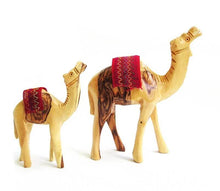 Load image into Gallery viewer, Olive Wood Camel sculpture
