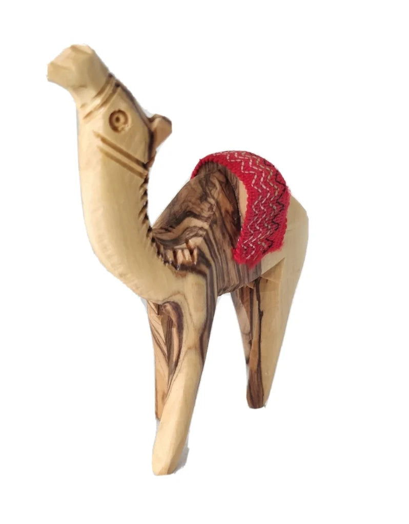 Olive Wood Camel sculpture