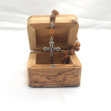 Load image into Gallery viewer, Olive Wood And Mother Of Pearl Box
