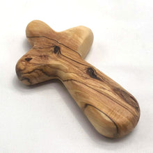 Load image into Gallery viewer, Olive Wood Pocket Cross - 3 PC
