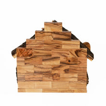 Load image into Gallery viewer, Olive Wood Musical Nativity Scene with incense from the holy land 2
