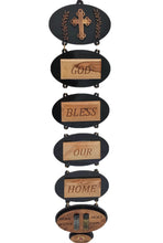 Load image into Gallery viewer, &#39;God Bless Our Home&#39; Olive Wood Hanging
