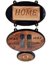 Load image into Gallery viewer, &#39;God Bless Our Home&#39; Olive Wood Hanging
