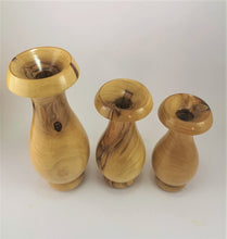 Load image into Gallery viewer, Vase olive wood vases holy land Jerusalem
