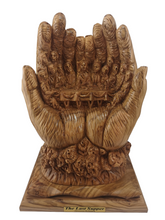 Load image into Gallery viewer, Olive Wood Last Supper Carved in Praying Hands
