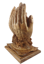 Load image into Gallery viewer, Olive Wood Last Supper Carved in Praying Hands

