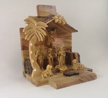 Load image into Gallery viewer, Nativity scene set olive wood 
