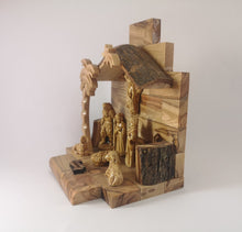 Load image into Gallery viewer, Olive Wood Nativity Scene - Medium
