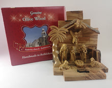 Load image into Gallery viewer, Olive Wood Nativity Scene - Medium
