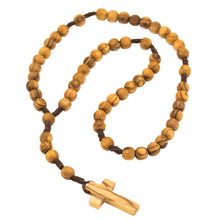 Load image into Gallery viewer, Olive Wood Rosary - Plain
