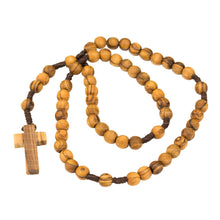 Load image into Gallery viewer, Olive Wood Rosary - Plain

