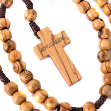 Load image into Gallery viewer, Olive Wood Rosary - Plain
