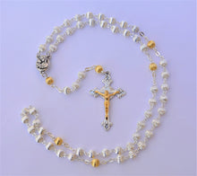 Load image into Gallery viewer, Silver Rosary with Holy Soil
