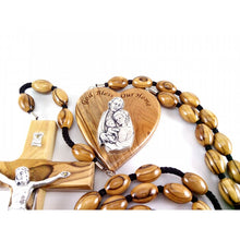 Load image into Gallery viewer, Olive Wood Wall Rosary - Large
