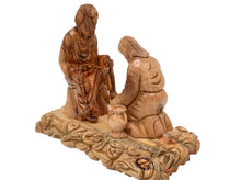 Load image into Gallery viewer, Olive Wood sculpture - Jesus Washing Feet
