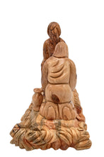 Load image into Gallery viewer, Olive Wood sculpture - Jesus Washing Feet
