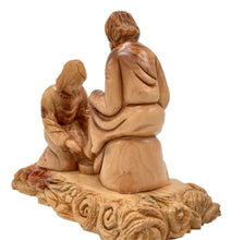 Load image into Gallery viewer, Olive Wood sculpture - Jesus Washing Feet
