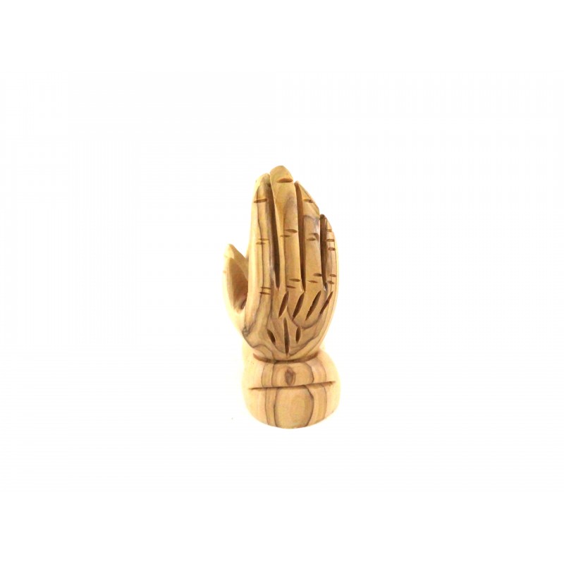 Praying hands olive wood bethlehem holy land